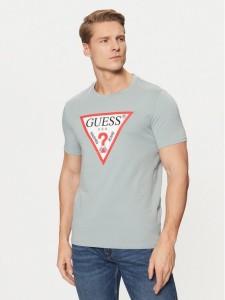 Guess T-Shirt M2YI71 I3Z14 Szary Slim Fit