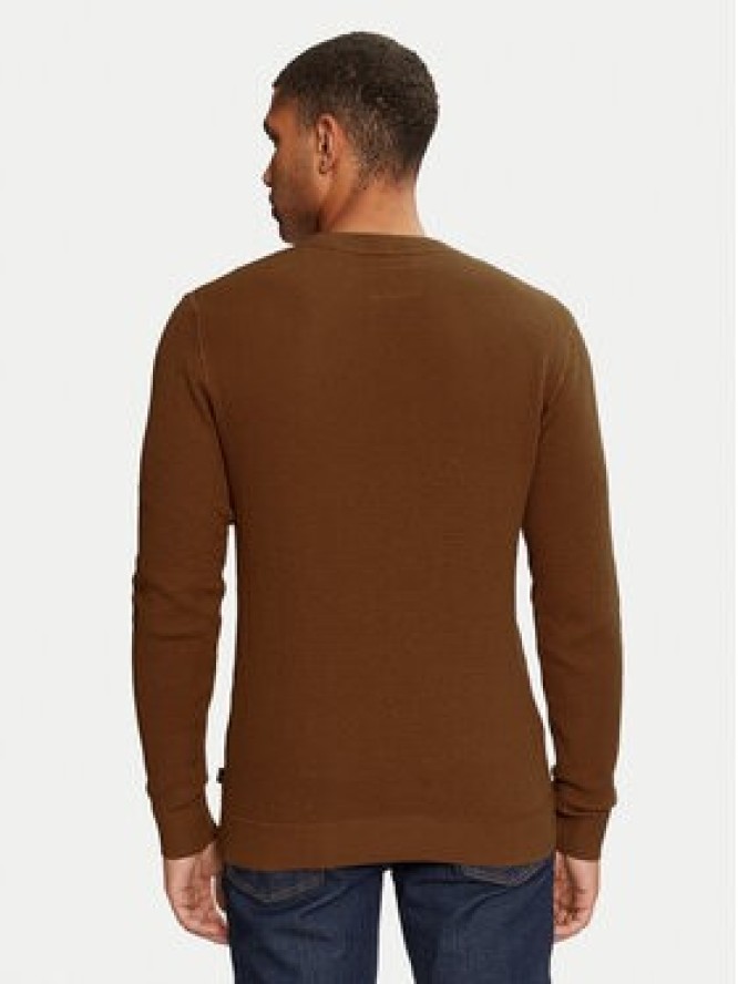 Jack&Jones Sweter 12264668 Brązowy Regular Fit