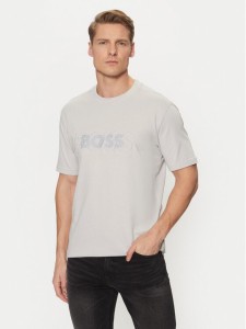 BOSS T-Shirt 50531271 Szary Regular Fit