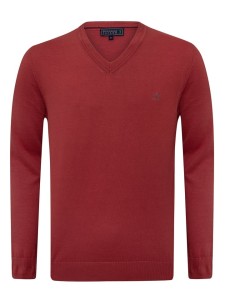 SIR RAYMOND TAILOR Sweter "Los Angeles" w kolorze czerwonym rozmiar: M