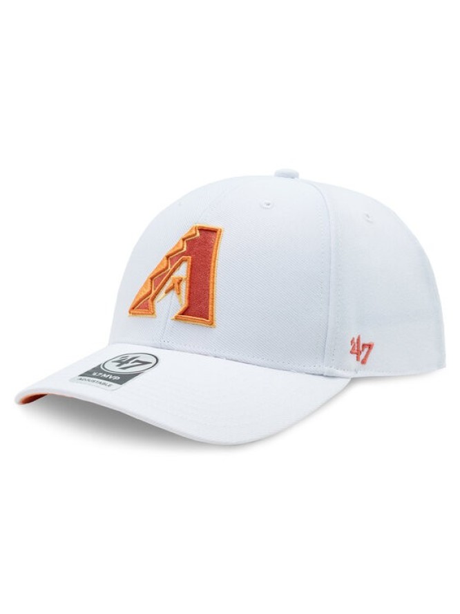 47 Brand Czapka z daszkiem MLB Arizona Diamondbacks World Series Sure Shot Snapback '47 MVP BCWS-SUMVP29WBP-WH01 Biały