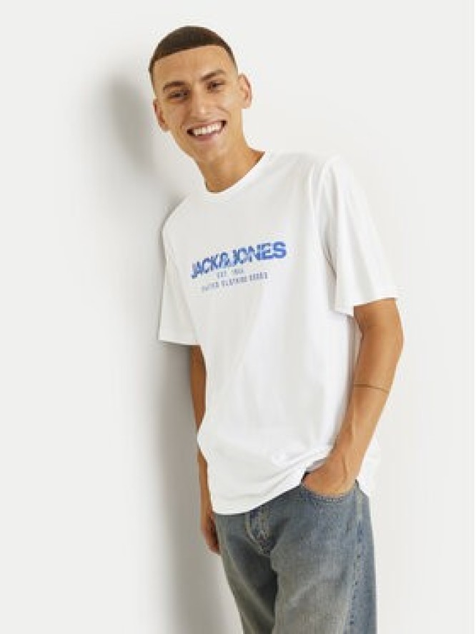 Jack&Jones T-Shirt Alvis 12256803 Biały Standard Fit