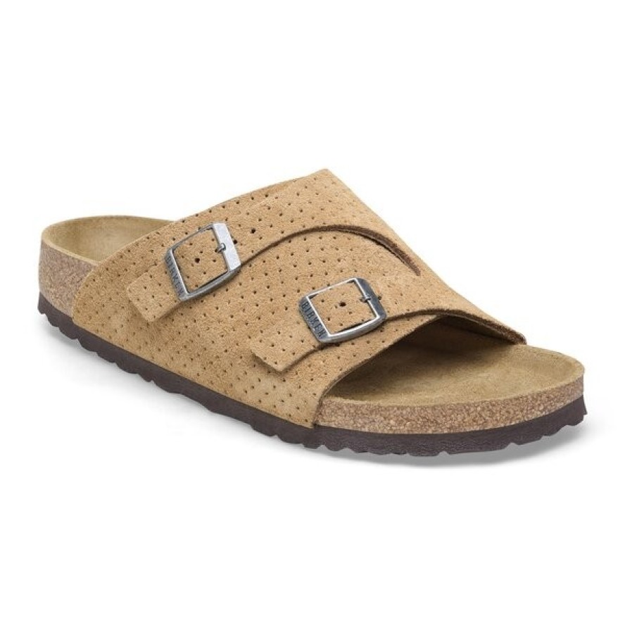 Klapki męskie BIRKENSTOCK ZÜRICH LEVE DOTTED NEW BEIGE