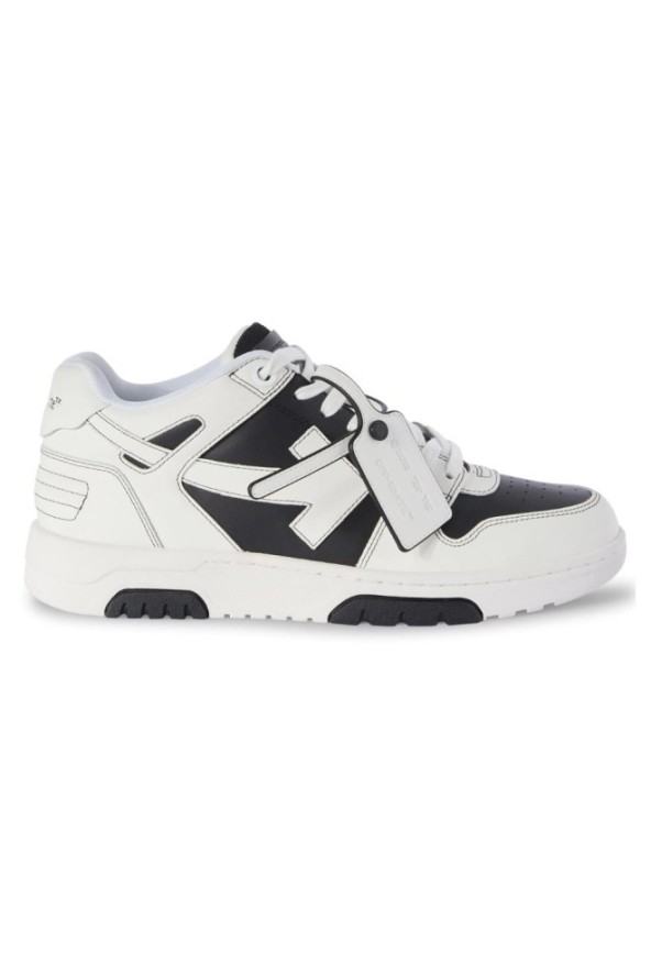 OFF-WHITE Biało-czarne sneakersy Out Of Office Sneaker