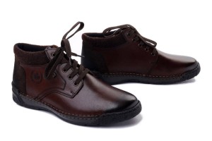 RIEKER TEX B0348-25 brown, trzewiki męskie