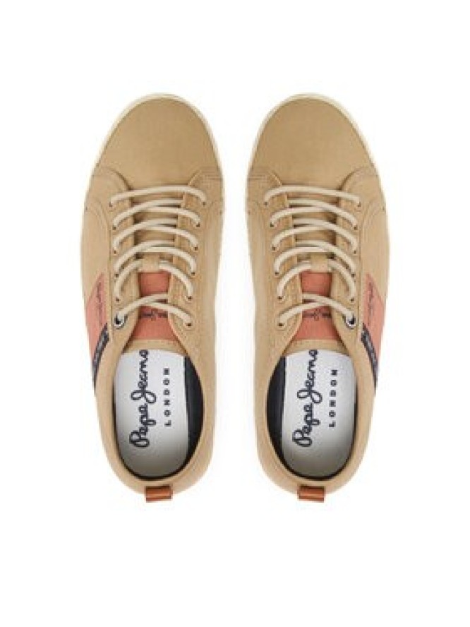 Pepe Jeans Espadryle Maoui Tape Sunset PMS30916 Brązowy