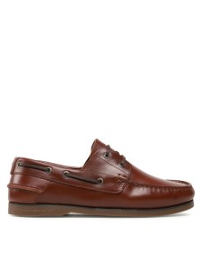 Tommy Hilfiger Mokasyny Th Boat Shoe Core Leather FM0FM04506 Brązowy