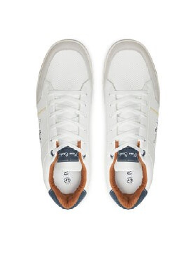 Pierre Cardin Sneakersy 4127 Biały