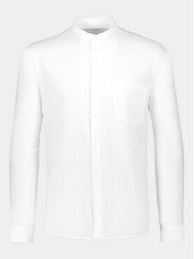 Lindbergh Koszula 30-203344A Biały Slim Fit