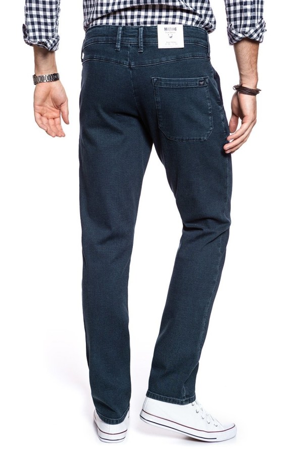 SPODNIE MĘSKIE MUSTANG Jog Chino Denim Blue 1009078 5000 880