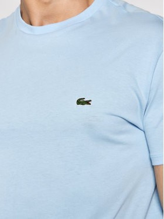 Lacoste T-Shirt TH6709 Niebieski Regular Fit