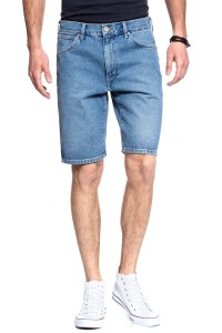 SPODENKI MĘSKIE WRANGLER DENIM SHORT KABEL BLUE W14CER19K