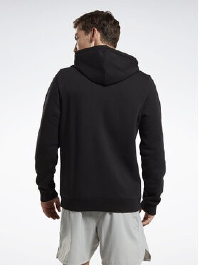 Reebok Bluza Reebok Identity Fleece Over-the-Head Hoodie IB2993 Czarny