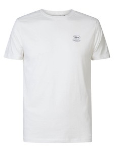 Petrol Industries T-Shirt M-1030-TSR609 Biały Regular Fit