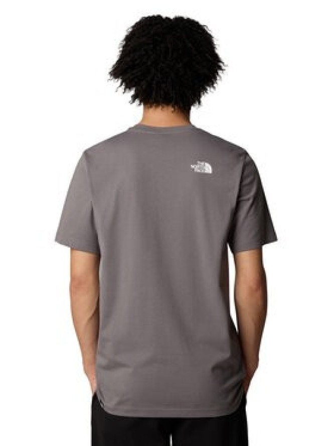 The North Face T-Shirt Simple Dome NF0A87NG Szary Regular Fit