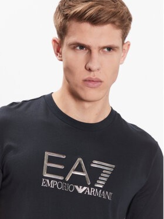 EA7 Emporio Armani T-Shirt 3RPT71 PJM9Z 1578 Granatowy Regular Fit