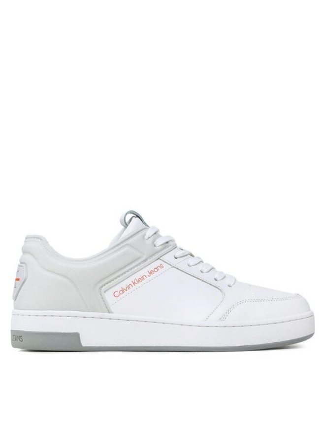 Calvin Klein Jeans Sneakersy Basket Cupsole High/Low Freq YM0YM00611 Biały