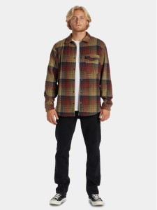 Billabong Kurtka przejściowa Furnace Flanell ABYFT00101 Brązowy Regular Fit