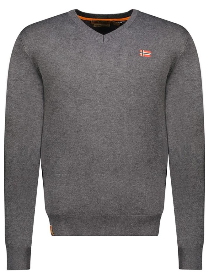 Geographical Norway Sweter w kolorze antracytowym rozmiar: 3XL