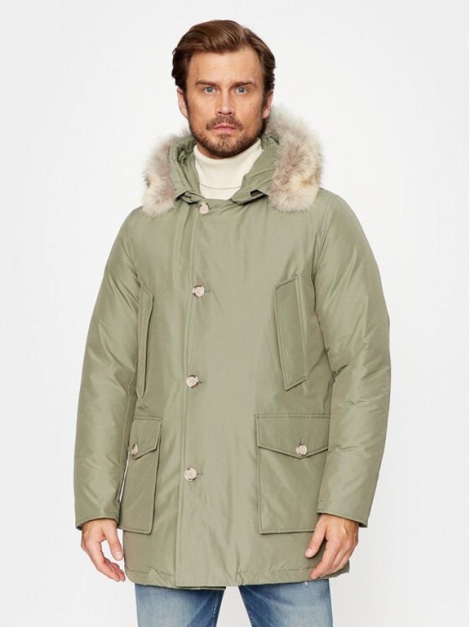 Woolrich Kurtka zimowa Arctic CFWOOU0482MRUT0001 Zielony Regular Fit