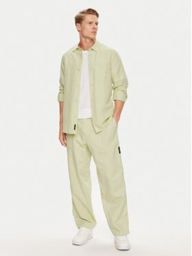 Calvin Klein Jeans Koszula J30J325172 Zielony Regular Fit