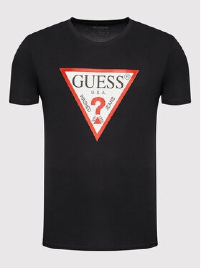Guess T-Shirt M2YI71 I3Z11 Czarny Slim Fit