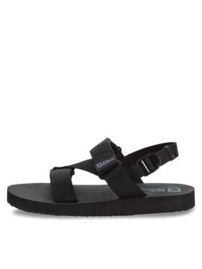 Jack Wolfskin Sandały Urban Entdeckung Belt Sandal 4056711 Czarny