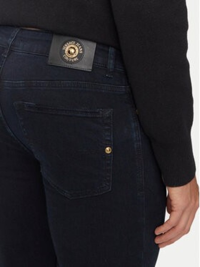 Versace Jeans Couture Jeansy 77GAB5K0 Granatowy Skinny Fit