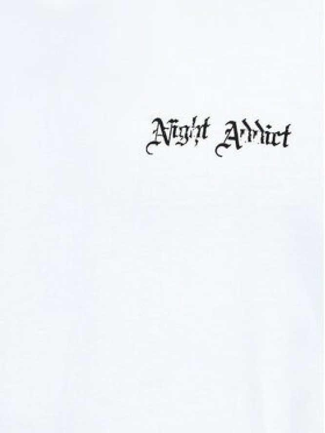 Night Addict Longsleeve MLT-NA575BARKERB Biały Regular Fit