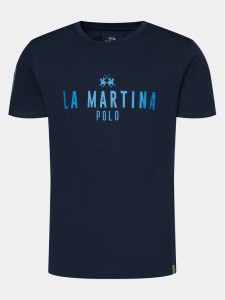 La Martina T-Shirt YMR322 JS206 Granatowy Regular Fit
