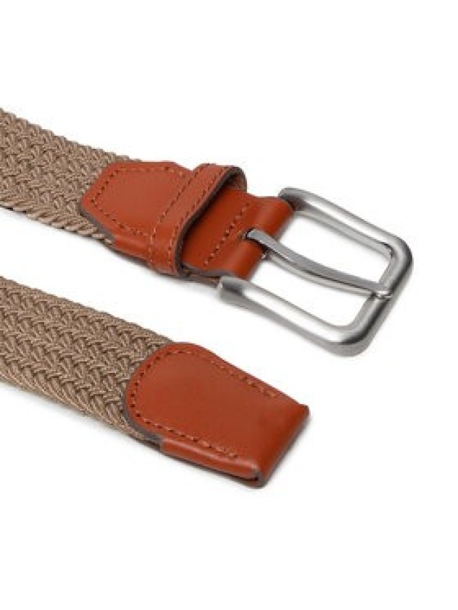 Jack&Jones Pasek Męski Jacspring Woven Belt Noos12118114 Beżowy