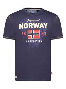 Geographical Norway Koszulka "Juitre" w kolorze granatowym rozmiar: XL