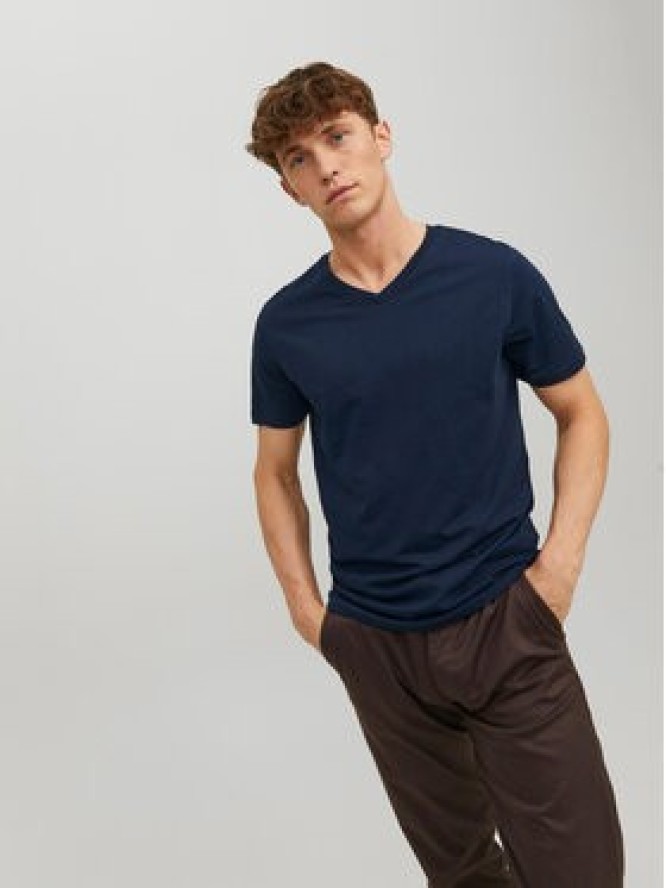 Jack&Jones T-Shirt Basic 12156102 Granatowy Standard Fit