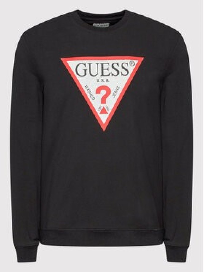 Guess Bluza M2YQ37 K6ZS1 Czarny Regular Fit