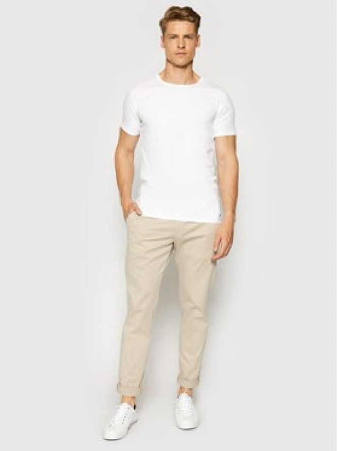 Tommy Hilfiger Komplet 3 t-shirtów Essential 2S87905187 Biały Regular Fit