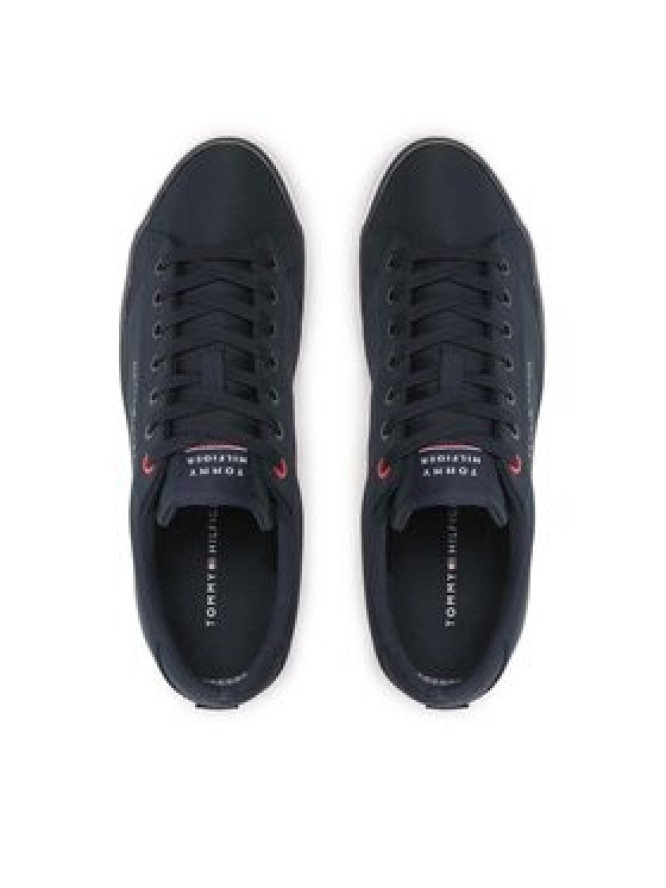 Tommy Hilfiger Tenisówki Hi Vulc Core Low Stripes FM0FM04735 Granatowy