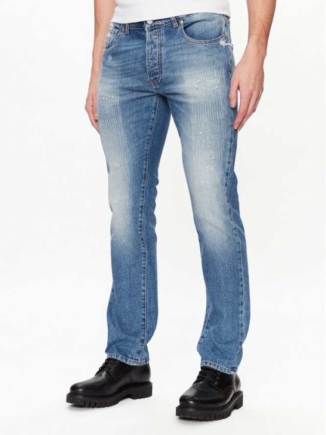 John Richmond Jeansy RMP23146JE Niebieski Skinny Fit