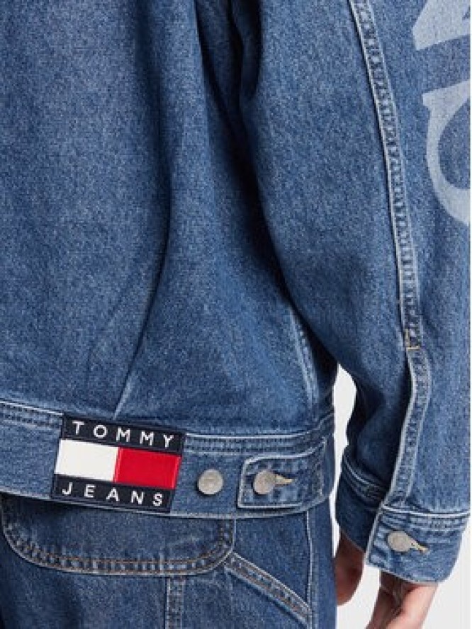 Tommy Jeans Kurtka jeansowa DM0DM15614 Niebieski Oversize