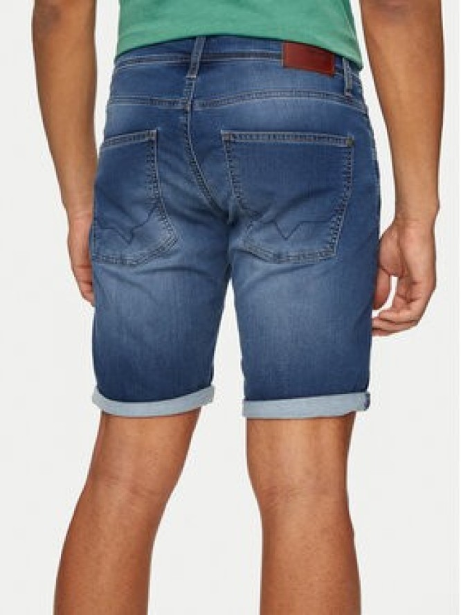 Pepe Jeans Szorty jeansowe Slim Gymdigo Short PM801075HU2 Niebieski Slim Fit