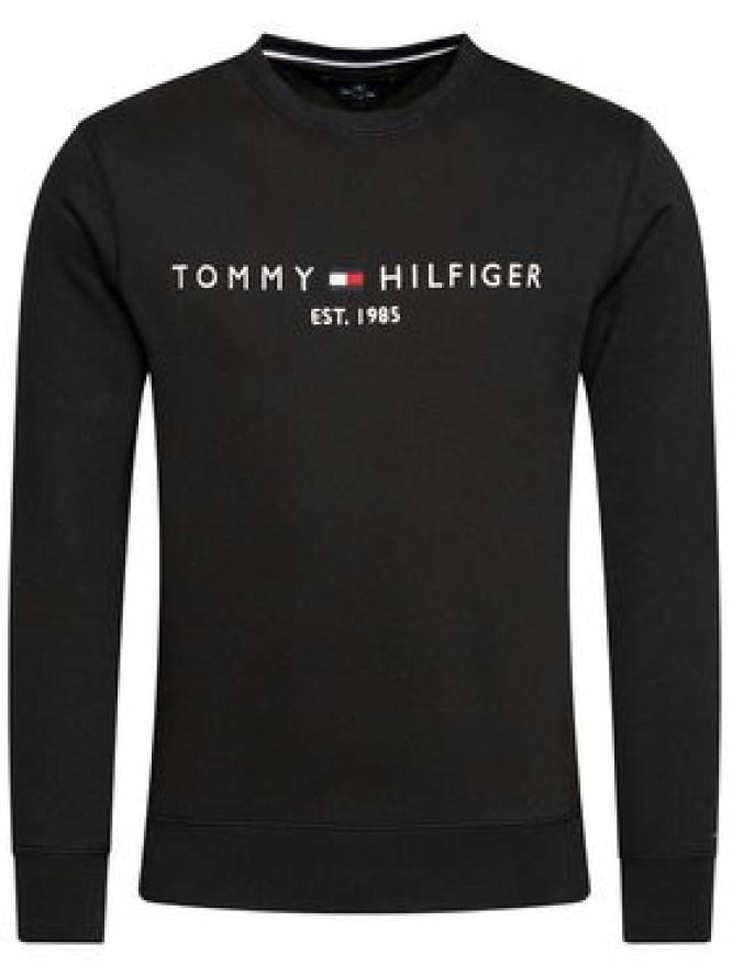 Tommy Hilfiger Bluza Logo MW0MW11596 Czarny Regular Fit