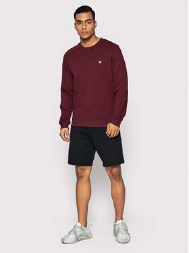 Lyle & Scott Bluza ML424VOG Bordowy Regular Fit