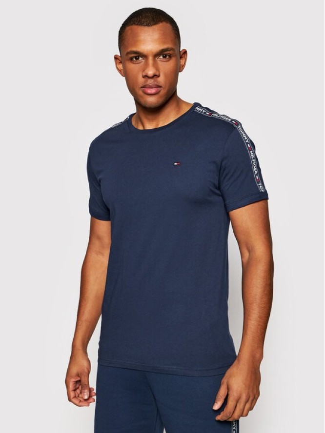 Tommy Hilfiger T-Shirt UM0UM00562 Granatowy Regular Fit