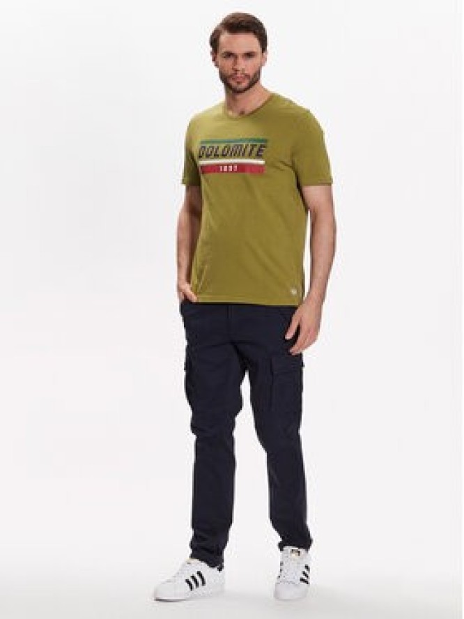 Dolomite T-Shirt 289177-1406 Khaki Regular Fit