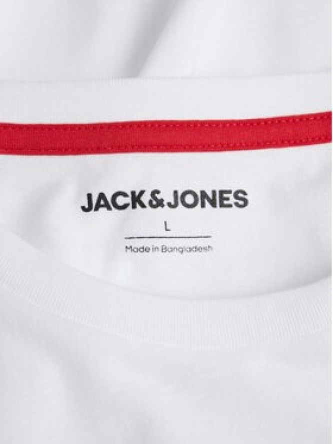 Jack&Jones T-Shirt Loof 12248624 Biały Standard Fit