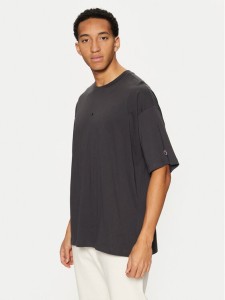 Champion T-Shirt 220279 Czarny Relaxed Fit