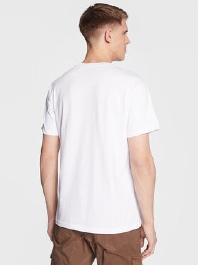 Guess T-Shirt Meir M3RI23 K8FQ4 Biały Regular Fit