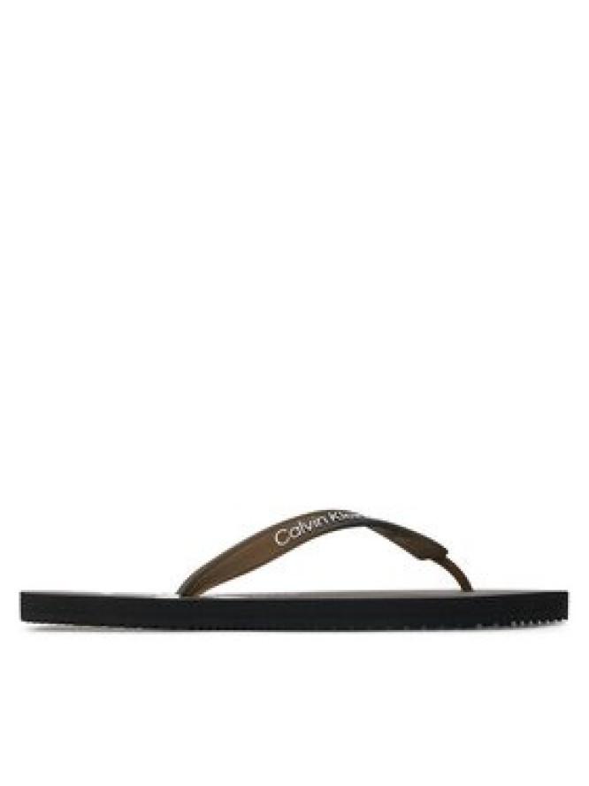 Calvin Klein Jeans Japonki Beach Sandal Glossy YM0YM00952 Czarny