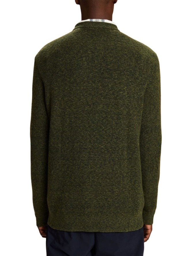 ESPRIT Sweter w kolorze khaki rozmiar: S
