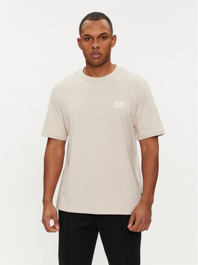 Jack&Jones T-Shirt Trevor 12227773 Beżowy Standard Fit