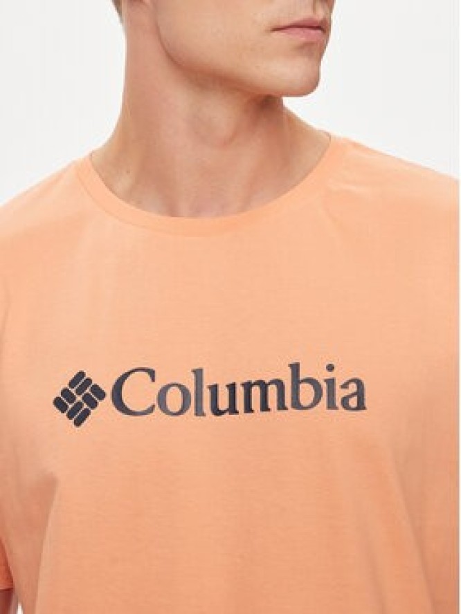 Columbia T-Shirt CSC Basic Logo™ Short Sleeve 1680053 Pomarańczowy Regular Fit